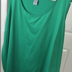 Green Sleeveless Women's Top
